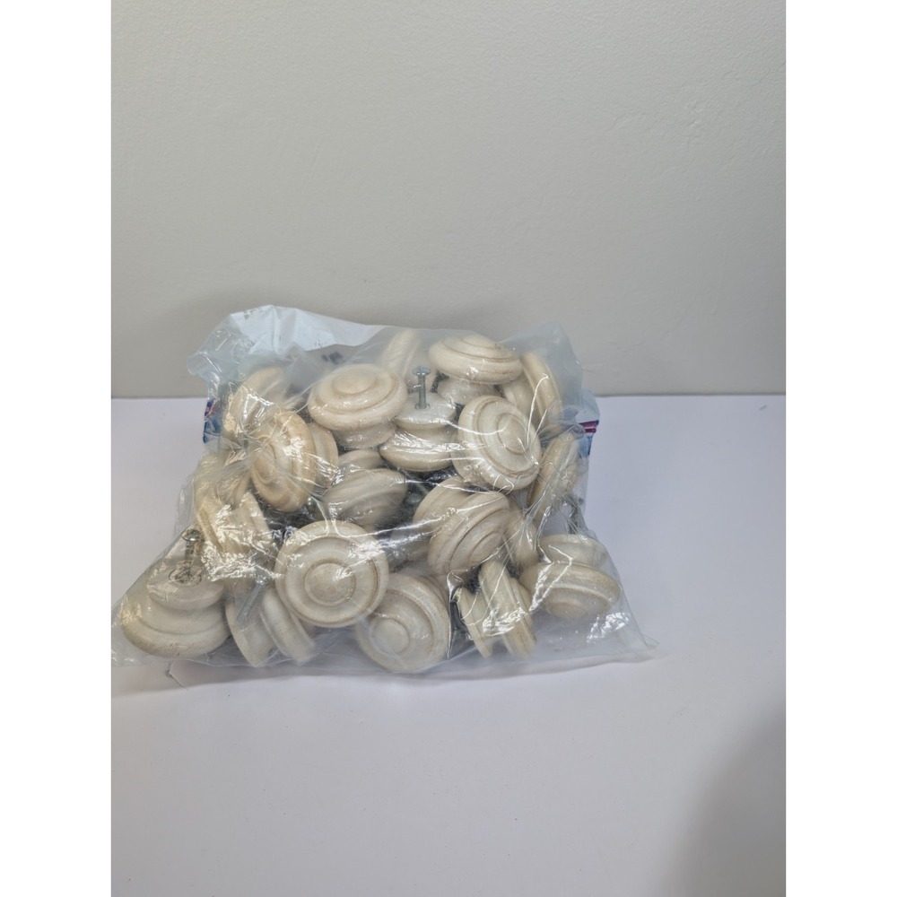 2" British Style Wood Cabinet Knob Pulls / Drawer Knobs /Cupboard Door 30pc